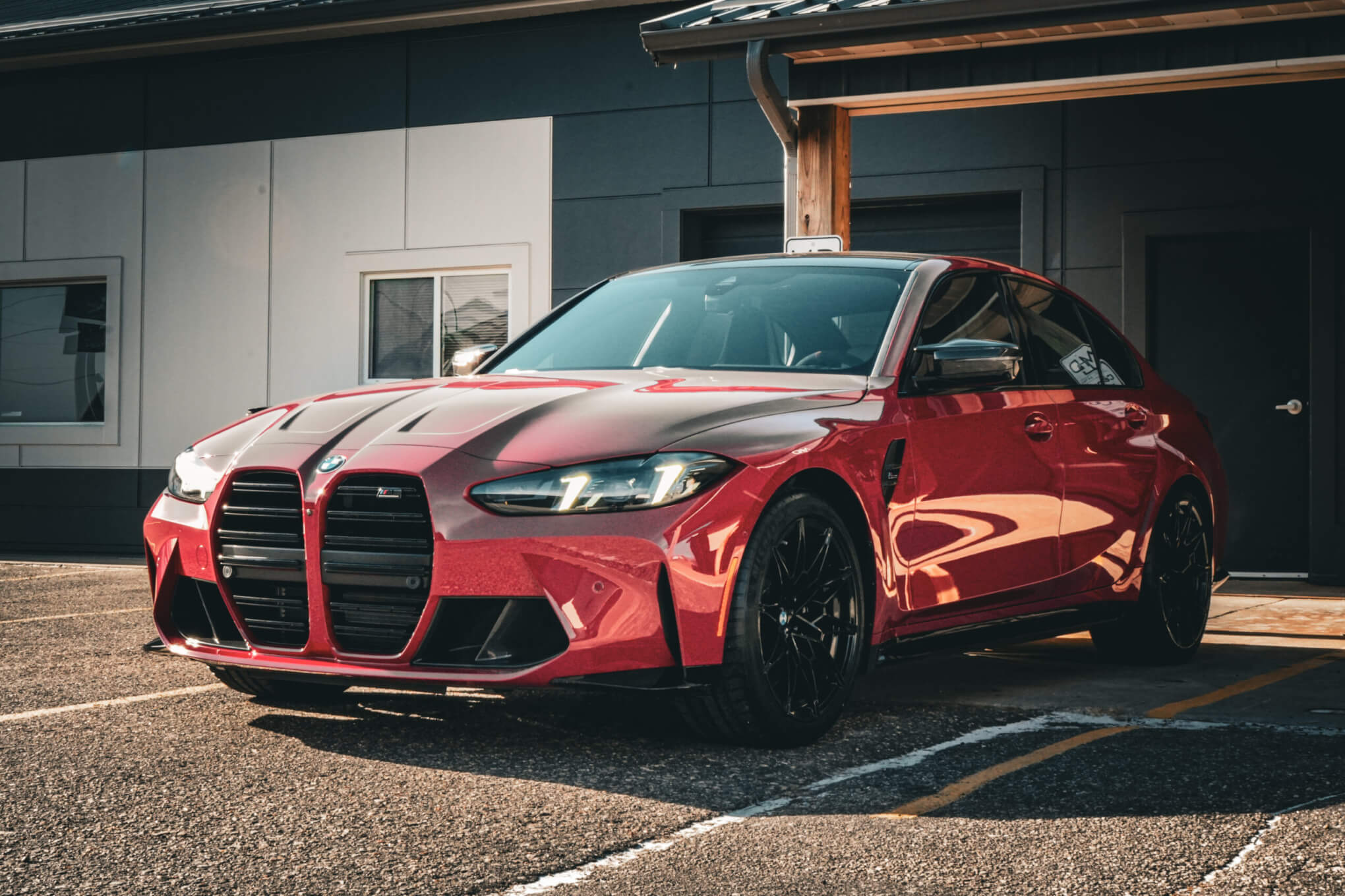 2025 BMW M3 Competition Protected with Ceramic Coating and Autobahn Ceramic Window Tint 2025 BMW M3 Competition with GYEON Infinite Ceramic Coating and Autobahn i3 Ceramic Window Tint